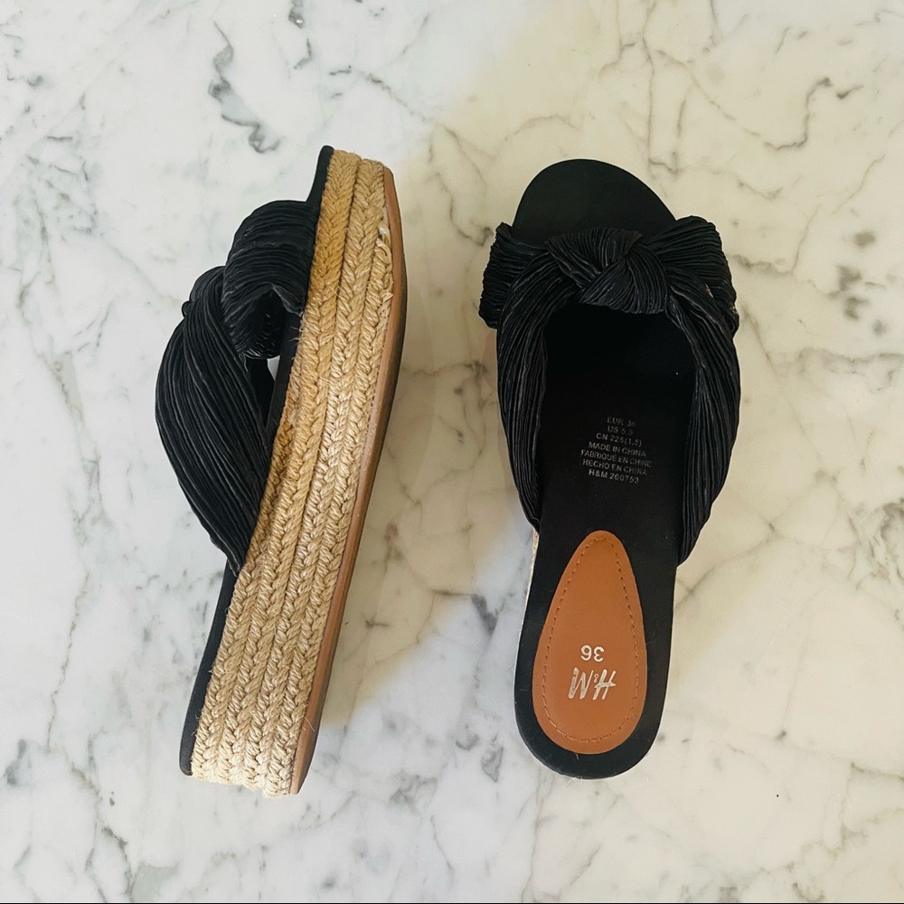 Platform Slip On Sandals
